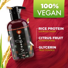 VOODOO Red Hair Dye (Fire Engine Bright Red) 8 Oz | Vegan Intermixable Temporary Hair Color | Cruelty-Free | Non-Drippy, Creamy, & Vibrant | Sulfate, Paraben & Ammonia-Free Temporary Hair Color (8 Oz)