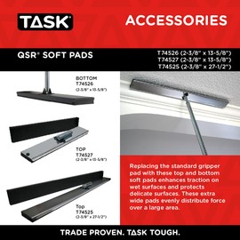 Task Tools T74527 2-3/8-Inch by 13-5/8-Inch Soft Pad for Quick Support Rods