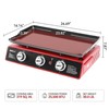 Royal Gourmet PD1301R 3 Burner Tabletop Propane Gas Griddle with