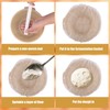 BOXOB 100pcs Bread Proofing Basket Cloth Liner, Disposable Non-Stick Dough
