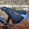3D Printing Carbon Saddle Ultralight 152g 250x140mm 3D Carbon Hexagonal