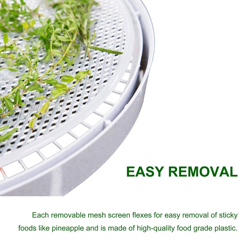 6 pieces 11.6inch Premium Round Dehydrator Sheets Reusable non-stick Food