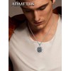 ADMETUS 925 Silver Holy Medal, Sacred Amulet Necklace, Protection Pendant,