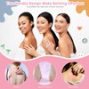 4 Pack Exfoliating Washcloth Back Scrubber Set, 2 Exfoliating Body