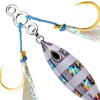 AMYSPORTS High Strength Solid Ring Fishing Stainless Steel Jigging Ring