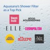 Aquasana Filtro para Ducha sin Cabeza, Blanco, AQ-4100NSH