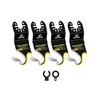 DARTOTEK 4pcs Oscillating Multi Tool Hook Knife Blade, Multitool Saw
