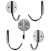 Fuxxer® 5 Classic Metal Hooks, Iron Hooks, Coat Hooks, Clothes