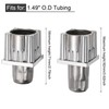uxcell Table Legs, 4.1" Stainless Steel Feet Fit for 2"