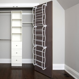 OxGord Shoe Rack for 36 Pair Over the Door Shelf Closet Wall Hanging Organizer Storage Stand