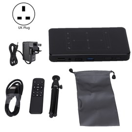 Smart Projector DLP Display Technology High Definition 4K Portable with Smart Touch Panel Pocket Projector 100‑240VUK