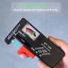 Arolife Battery Tester, Universal Small Battery Checker Tester with Analog