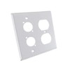 usbargainsound ProCraft Stainless Steel White 2 Gang Wall Plate/AC Duplex