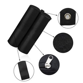 ValueHall Canopy Weight Bags Set of 4 Gazebo Leg Weights Bags Gazebo Sand Bags for Anchoring Gazebos, Tents, Sun Shades V7059-1 (Black)