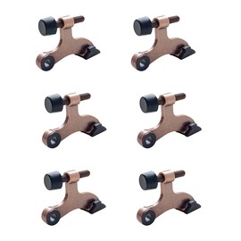 Lyaciomn 6Pcs Hinge Pin Red- Door Stopper Adjustable Heavy Duty Hinge with Rubber Bumper Reduce Potential Damage Wall Dents