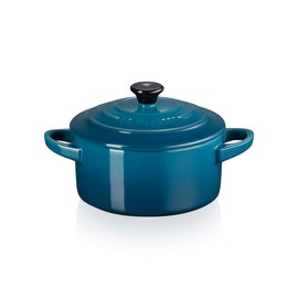 Le Creuset Stoneware Petite Round Casserole, 0.25 L, Deep Teal, 71901106420100