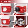 BECOWIN 1-3/8" - 1-3/4" Door Lock Installation Set with Guide