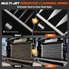 Radiator Cleaning Wand with 1/4''Quick Coupler,Dual Purpose RadiatorFlush Kit for