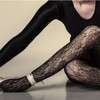 Jeere 8 Pairs Women's Sheer Tights & Sparkly Fishnet Black