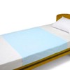 Bamboo Tiger Human Care Pile Sheet Light Blue
