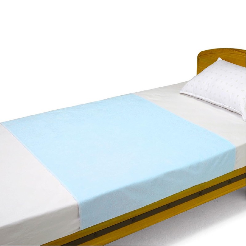 Bamboo Tiger Human Care Pile Sheet Light Blue