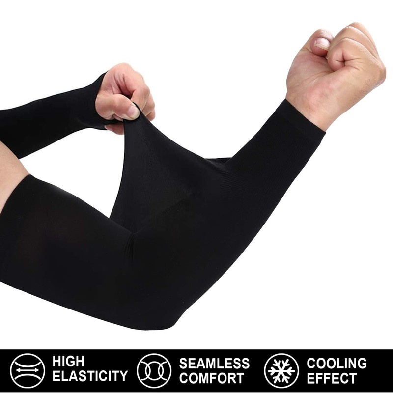 TEVEUNI Arm Sleeve, Arm Cover, Arm Compression, Supporter, Elbow Supporter,