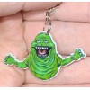 Acrylic Green Ghost Slimer Ghostbusters Charm Zipper Pull & Keychain