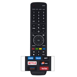 Remote Replacement EN3R39H, Compatible with Hisense 4K UHD TV,49H6E 50H6E 55H6E 43H6E 65H6E 60H6080E 55H8E 65H8E 55EU6070 65H6080E