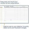 Bill Tracker Notebook - Monthly Bill Organizer & Planner for