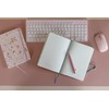 Idena Sparkle Rose 12250 Notebook, Squared, 14 x 20 cm,