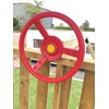 Kids toy steering wheel for climbing frames (Red)