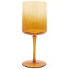 Karma Mid Century Wine Glass Amber Set Of Four