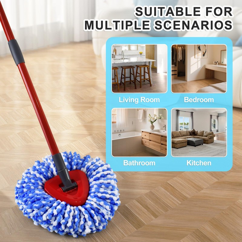 Mop Heads Replacements for Ocedar, Spin Mop Replacement for O-Cedar