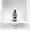 EFIELD Toilet Outlet Box, Pex Pre-Assembled,1/2-Inch Barb Crimp Pex with