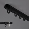 Zshine ceiling mounting or Wall mounting telescopic curtains track Home
