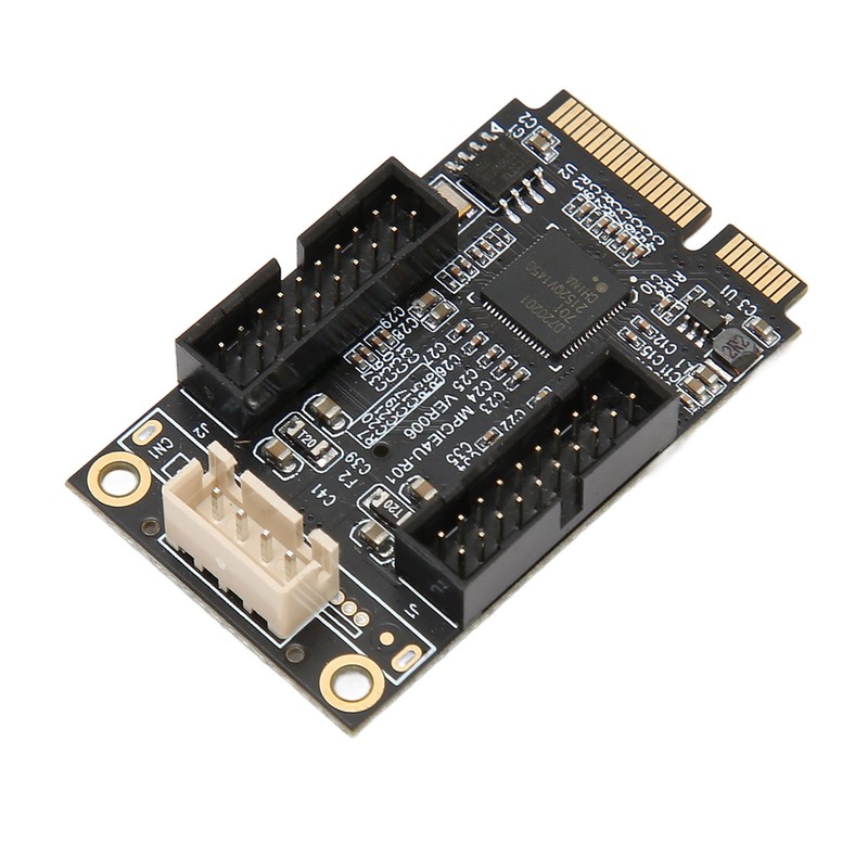 Mini PCIE to USB3.0 Front Expansion Card Dual 19PIN 5Gbps