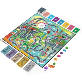 Joy for All The Game of Life Generations - Board Games for Seniors - New Generational Spaces - Big Easy to Read Action Cards for Older Adults with Low Vision - Memory Game Log - Activity for Elderly