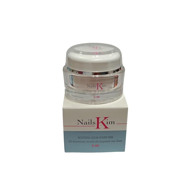 Nails Kim Builder Gel Viscosity Highly Transparent Light Pink 2.36-30ml