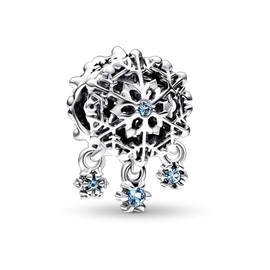 TCZNAF Christmas Charms Bracelets Bead Compatible for Most of Europe Bracelet and Necklace Christmas Jewellery for Women, Sterling Silver Cubic Zirconia