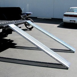 ATV Load Ramps ATV Truck Ramps Quad Ramp Lawn Mower All Purpose Ramps with Leveling Plates
