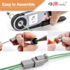 JRready ST6114 DT Connector 4 Pin with 14-16AWG Solid Terminals,