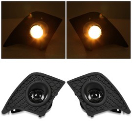 Kojem Fog Lights Full Kit Compatible with 2014-2016 Lexus IS250 / IS350/ IS200t F-Sport Projector Fog Lamps w/Switch+ Harness + H11 Bulbs (12V 35W)
