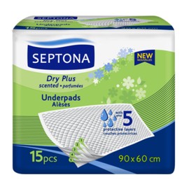 Septona Dry Plus Scented UnderPants 90x60cm, 15pcs