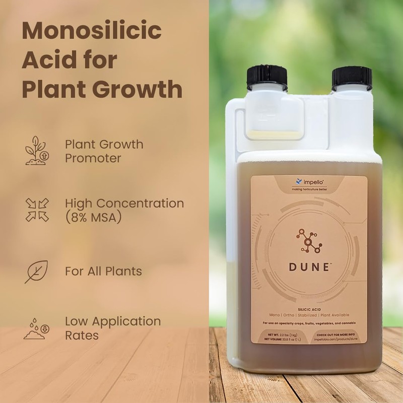 Dune - Bioavailable Silica for Plants – Strengthens Cell Walls,