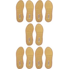 Nawemo Cinnamon Insoles Rush (Pack of 5) - for Pleasantly Dry and Warm Feet - Against Foot Odour and Athlete's Foot, brown