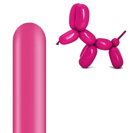 Toyland® Pack of 100-12" Long Magenta Modelling Latex Balloons - Twisting Animal Balloons - Party Decorations