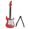 Delicate 18 cm Mini Wooden Electric Guitar Model Ornaments Collection