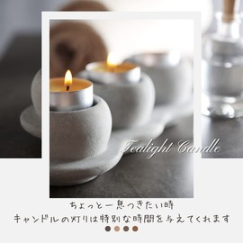 HIDERME Tealight Candles Candles Aluminum Cups Unscented 50 Count (Red, Round)