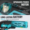 DURATECH 3.6V 3-in-1 Handheld Electric Cordless Hedge Trimmer for Garden,