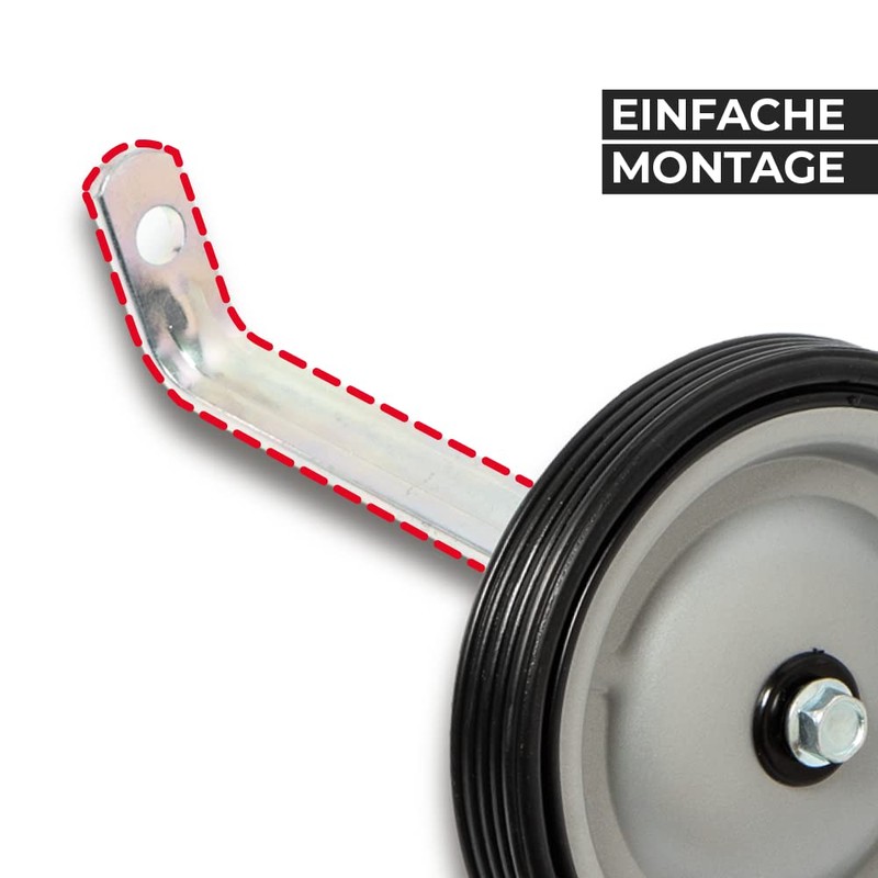 Puky 9424 ST-12 Jockey Wheels Z2/ZL12 Aluminium
